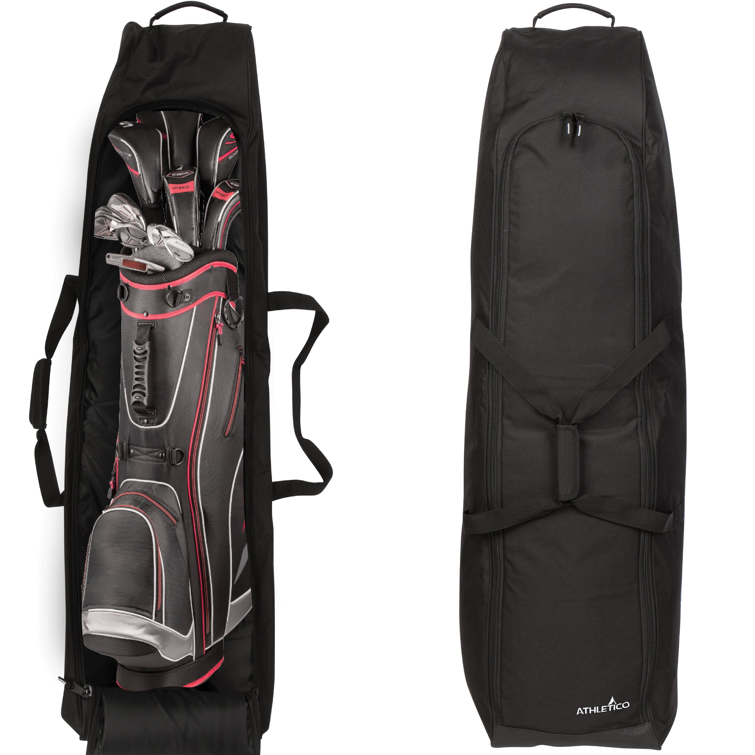 Golf Travel Bags For Airlines With Wheels Padded Around Top Golf