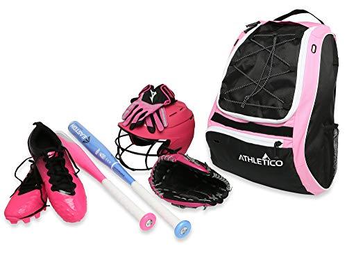 VIGEGARI Youth Baseball Bag, Baseball Backpack for Boys,Youth, Adults-Bat  Bag, Softball Bag, T-Ball, Softball Equipment & Accessories for Bat, Glove